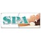 Signmission SPA BANNER SIGN deep tissue swedish aromatherapy facial reflexology B-Spa - alternate 1
